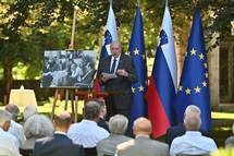 7. 7. 2021, Ljubljana – Ob 30. obletnici sprejema Brionske deklaracije je predsednik Pahor priredil posebno slovesnost, dvanajsto po vrsti, v poastitev in ohranitev zgodovinskega spomina na prelomne dogodke pred 30 leti (Tamino Petelinek/STA)